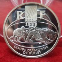 10 francs argent 1999 rugby 1 