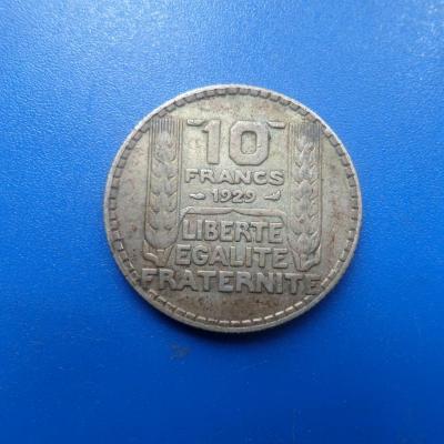 10 francs argent turin 1929