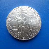 100 francs argent 1985 emile zola 1 