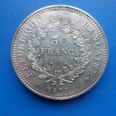 1977 50 francs argent