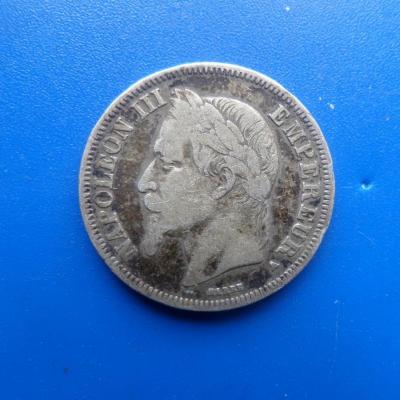 2 francs argent napoleon iii 1868 a 