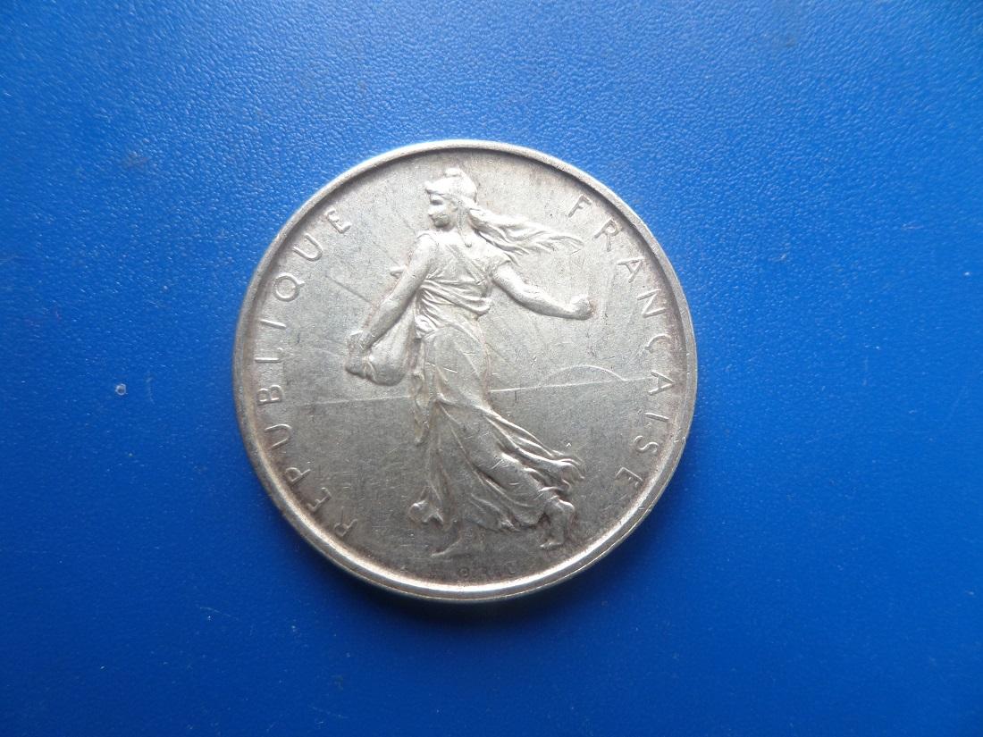 valeur piece de monnaie 5 francs argent 1961