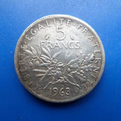 5 francs argent 1972