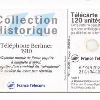 Carte telephonique beliner 1 