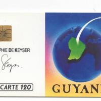 Carte telephonique guyane