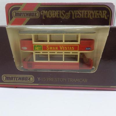 Preston tramcar matchbox 