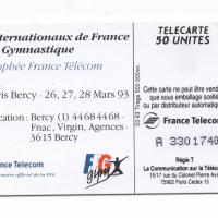 Telecarte internationnaux gym 3